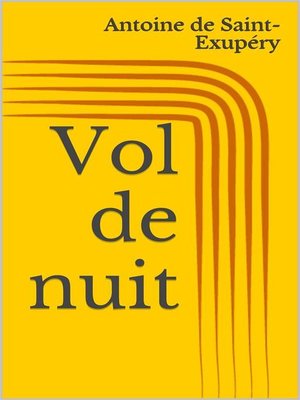 cover image of Vol de nuit